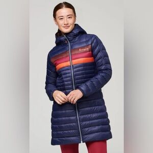Cotopaxi Women's Fuego Down Parka Navy NEW!!